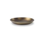 Eagan 16.0L x 16.0W x 1.5H Brass Aluminium Tray Small