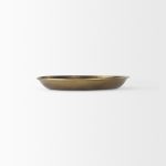 Eagan 16.0L x 16.0W x 1.5H Brass Aluminium Tray Small