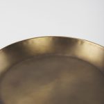 Eagan 16.0L x 16.0W x 1.5H Brass Aluminium Tray Small