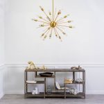 Edisonna II (38"D) Gold Sputnik Twenty Bulb Chandelier