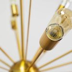 Edisonna II (38"D) Gold Sputnik Twenty Bulb Chandelier