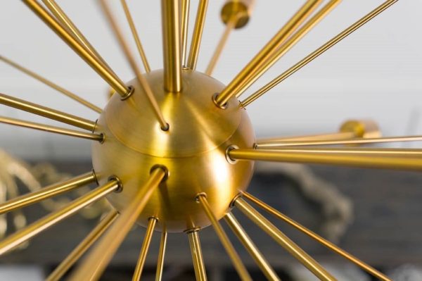 Edisonna II 38D Gold Sputnik Twenty Bulb Chandelier 4