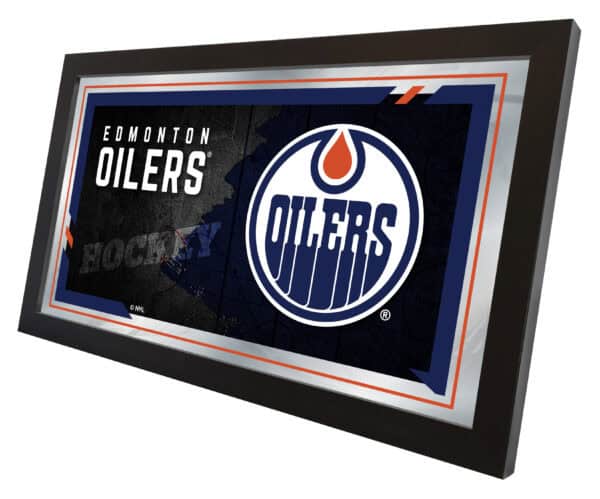 Edmonton Oilers 15x26 Hockey Collector Mirror