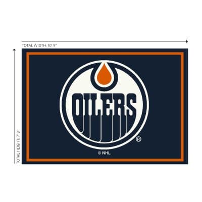 Edmonton Oilers 8x11 Spirit Rug