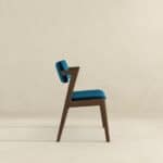 Teal Velvet Mid-Century Modern Dining Chairs (Set of 2)
