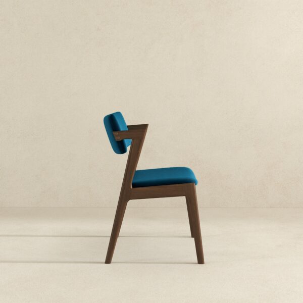 EdwinTealVelvetDiningChair 2