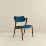 Teal Velvet Mid-Century Modern Dining Chairs (Set of 2)