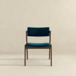 Teal Velvet Mid-Century Modern Dining Chairs (Set of 2)