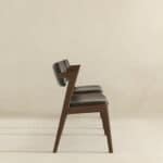 Mid Century Black Leather Dining Chairs Solid Wood (Set of 2) 14 Mid Century Black Leather Dining Chairs Solid Wood (Set of 2)