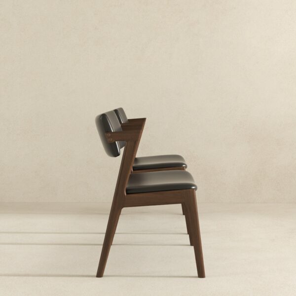 EdwinblackLeatherDiningChair 2