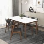 Mid Century Black Leather Dining Chairs Solid Wood (Set of 2) 11 Mid Century Black Leather Dining Chairs Solid Wood (Set of 2)