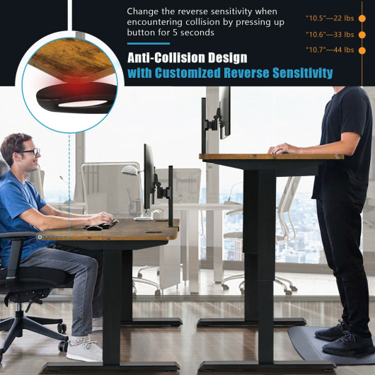 Electric Height Adjustable Sit to Stand Desk with USB Port 12 Electric Height Adjustable Sit to Stand Desk with USB Port - Image 12