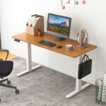 Electric Sit Stand Desk with Adjustable Heights and Memory Settings