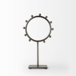 Elio 7.5L x 3.0W x 13.2H Small Studded Hoop Object
