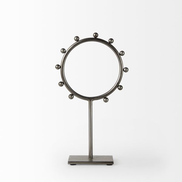 Elio 7.5L x 3.0W x 13.2H Small Studded Hoop Object 1