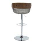 Elisa Grey Mid-Century Modern Swivel Adjustable Barstool (Set of 2) 12 Elisa Grey Mid-Century Modern Swivel Adjustable Barstool (Set of 2)