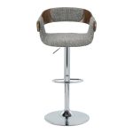 Elisa Grey Mid-Century Modern Swivel Adjustable Barstool (Set of 2) 13 Elisa Grey Mid-Century Modern Swivel Adjustable Barstool (Set of 2)