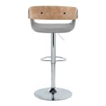 Elisa Mid-Century Modern Grey Swivel Barstools w/ Oval Footrest (Set of 2) 13 Elisa Mid-Century Modern Grey Swivel Barstools w/ Oval Footrest (Set of 2)