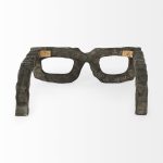 Elliot 13L x 14W Brown Wooden Eyeglasses