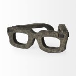 Elliot 13L x 14W Brown Wooden Eyeglasses