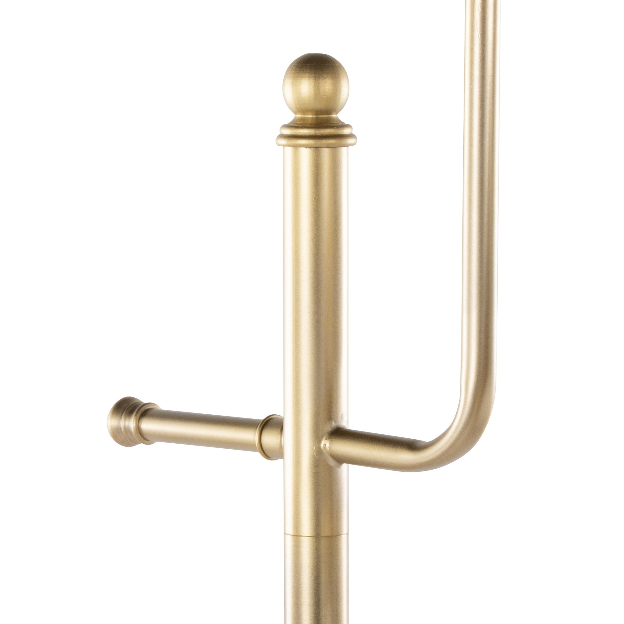 Emery 64 Contemporary Gold Metal Arched Floor Lamp 11 Emery 64 Contemporary Gold Metal Arched Floor Lamp - Image 11