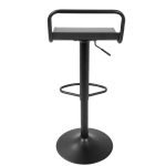 Emery Black Industrial Swivel Adjustable Barstool (Set of 2) 14 Emery Black Industrial Swivel Adjustable Barstool (Set of 2)