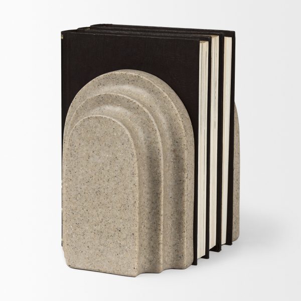 Empire Sandstone Resin Arc Book End Set 6