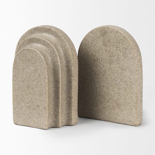 Empire Sandstone Resin Arc Book End Set 7