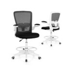 Ergonomic Adjustable Drafting Chair with Flip-Up Arms 25 Ergonomic Adjustable Drafting Chair with Flip-Up Arms