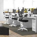 Ergonomic Adjustable Drafting Chair with Flip-Up Arms 23 Ergonomic Adjustable Drafting Chair with Flip-Up Arms