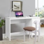 Ergonomic Computer Desk with Spacious Tabletop and 3 Storage Drawers 33 Ergonomic Computer Desk with Spacious Tabletop and 3 Storage Drawers