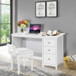 Ergonomic Computer Desk with Spacious Tabletop and 3 Storage Drawers 30 Ergonomic Computer Desk with Spacious Tabletop and 3 Storage Drawers