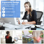 Ergonomic Drafting Chair with Adjustable Armrests and Footrest