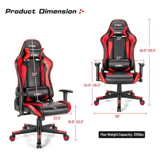 Ergonomic High Back Adjustable Racing Style Gaming Chair 11 Ergonomic High Back Adjustable Racing Style Gaming Chair - Image 11