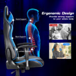 Ergonomic High Back Adjustable Racing Style Gaming Chair 40 Ergonomic High Back Adjustable Racing Style Gaming Chair