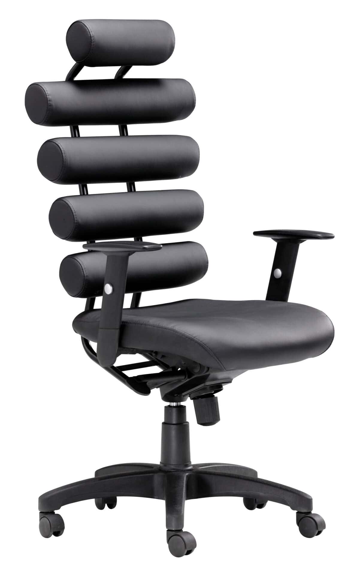 Ergonomic High-Back Office Chair with Adjustable Arms and Lumbar Support 3 Ergonomic High-Back Office Chair with Adjustable Arms and Lumbar Support - Image 3