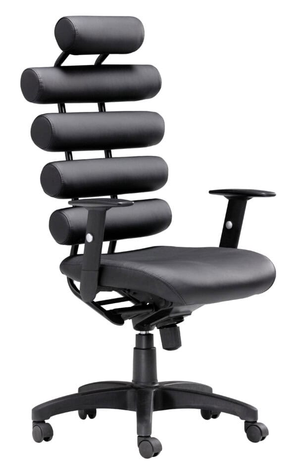 Ergonomic High Back Office Chair with Adjustable Arms and Lumbar Support 2