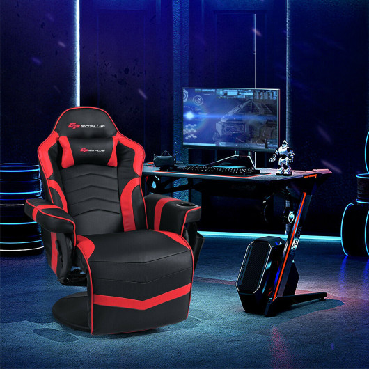 Ergonomic Massage Gaming Chair with Adjustable Backrest and Footrest 12 Ergonomic Massage Gaming Chair with Adjustable Backrest and Footrest - Image 12