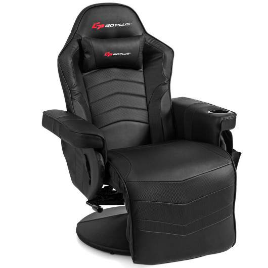 Ergonomic Massage Gaming Chair with Adjustable Backrest and Footrest 16 Ergonomic Massage Gaming Chair with Adjustable Backrest and Footrest - Image 16