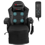 Ergonomic Massage Gaming Chair with Adjustable Backrest and Footrest 51 Ergonomic Massage Gaming Chair with Adjustable Backrest and Footrest