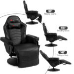 Ergonomic Massage Gaming Chair with Adjustable Backrest and Footrest 53 Ergonomic Massage Gaming Chair with Adjustable Backrest and Footrest
