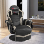 Ergonomic Massage Gaming Chair with Adjustable Backrest and Footrest 55 Ergonomic Massage Gaming Chair with Adjustable Backrest and Footrest