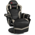 Ergonomic Massage Gaming Chair with Adjustable Backrest and Footrest 57 Ergonomic Massage Gaming Chair with Adjustable Backrest and Footrest