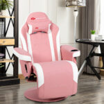 Ergonomic Massage Gaming Chair with Adjustable Backrest and Footrest 62 Ergonomic Massage Gaming Chair with Adjustable Backrest and Footrest