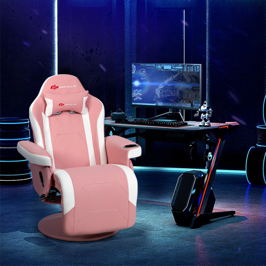 Ergonomic Massage Gaming Chair with Adjustable Backrest and Footrest 29 Ergonomic Massage Gaming Chair with Adjustable Backrest and Footrest - Image 29