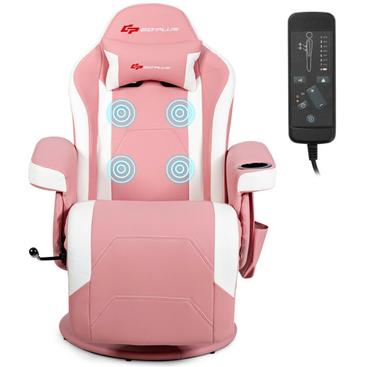 Ergonomic Massage Gaming Chair with Adjustable Backrest and Footrest 31 Ergonomic Massage Gaming Chair with Adjustable Backrest and Footrest - Image 31