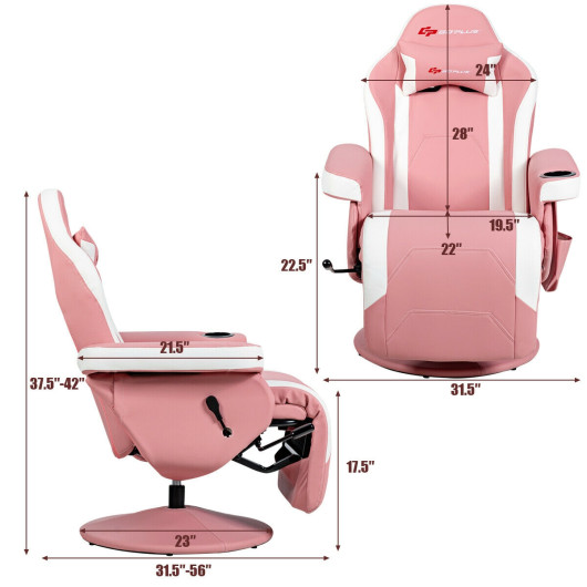 Ergonomic Massage Gaming Chair with Adjustable Backrest and Footrest 32 Ergonomic Massage Gaming Chair with Adjustable Backrest and Footrest - Image 32