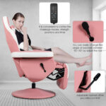 Ergonomic Massage Gaming Chair with Adjustable Backrest and Footrest 67 Ergonomic Massage Gaming Chair with Adjustable Backrest and Footrest