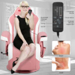 Ergonomic Massage Gaming Chair with Adjustable Backrest and Footrest 68 Ergonomic Massage Gaming Chair with Adjustable Backrest and Footrest
