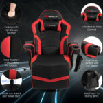 Ergonomic Massage Gaming Chair with Adjustable Backrest and Footrest 42 Ergonomic Massage Gaming Chair with Adjustable Backrest and Footrest